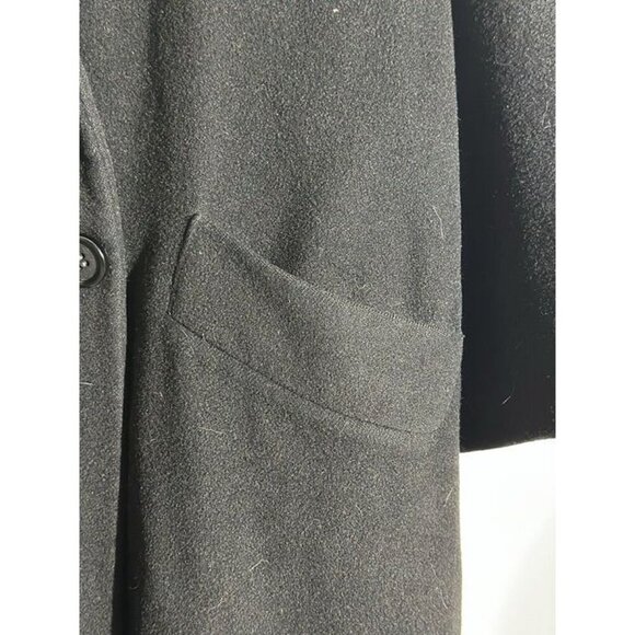 Vtg Fleurette Neiman Marcus 100% Cashmere Overcoat USA Union Made Large/XL - Picture 8 of 12